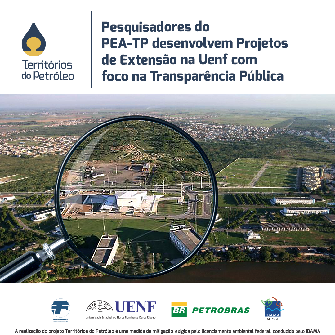 Pesquisadores do PEA-TP desenvolvem Projetos de Extensão na Uenf com foco na Transparência Pública